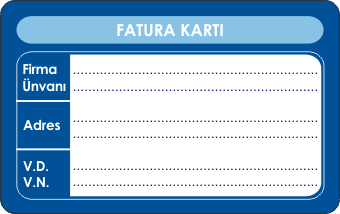 fatura kartı