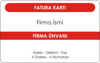 fatura kartı